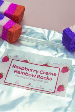 Raspberry Crème Bath Rocks