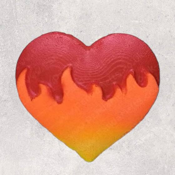 FLAMING HEART
